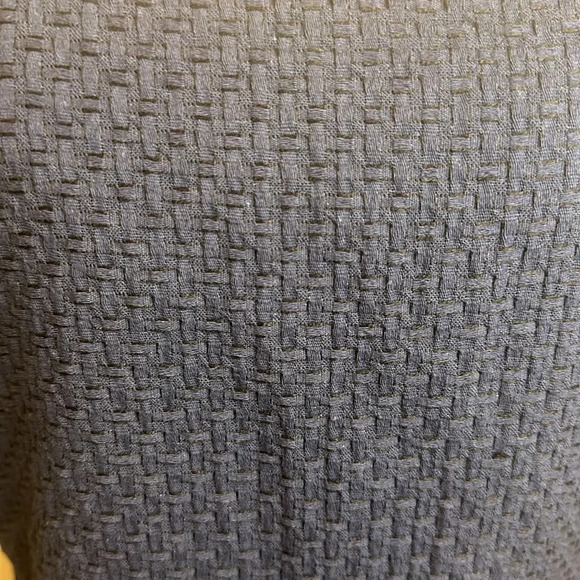 JCREW NAVY BLUE WOVEN TEXTURED COLD SHOULDER DRESS SIDE ZIP - Picture 8 of 10